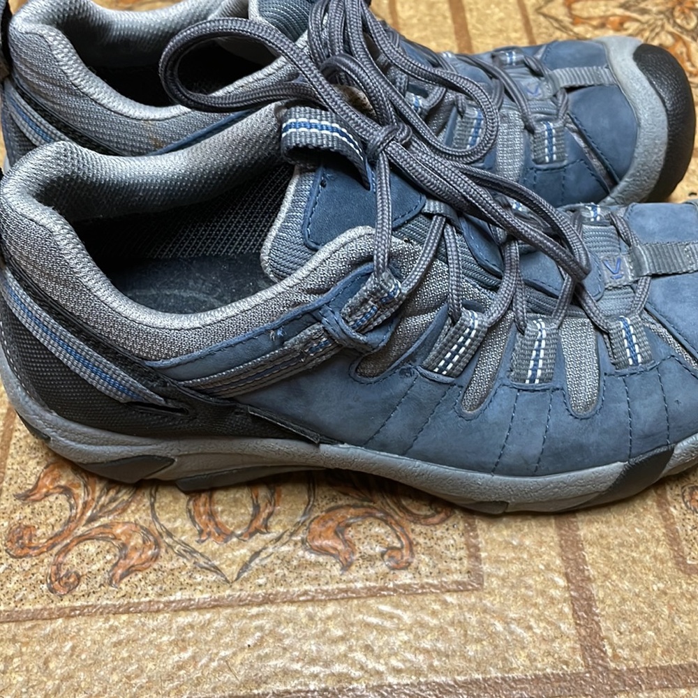 COPY - COPY - KEEN LEATHER UPPER BLUE BOOTS for women size 8 - Picture 3 of 8
